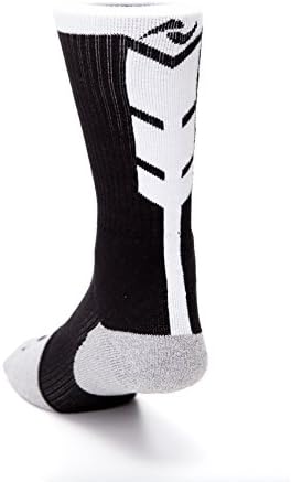No Look Marksman Basketball Socks - Black/White