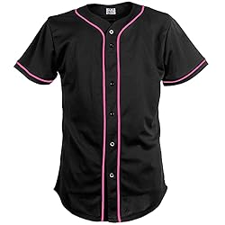 Pullonsy Solid Plain Baseball Jerseys Tees for Men