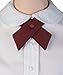 TopTie Criss-Cross Tie, Girls' School Uniform Cross Tie-Black
