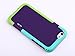 iPhone 7 Case, ULAK Colorful Series Slim Hybrid Dual Layer Scratch Resistant Hard Back Cover Shock Absorbent TPU Bumper Case for Apple iPhone 7 4.7 inch Blue + Green