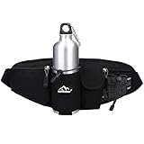 Sunhiker Y6602 Multifunctional Cycling Running Hiking Water Resistant Waist Pack with Water Bottle Holder (The Bottle Is Not Included) for Running Hiking Cycling Camping Travel All Outdoor Sports