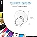 Transparent Phone Ring Holder Grip, Clear Cell Phone Accessories, Ring Holder 360 Degree Rotation 180 Degree, Flip Ring Grip Finger Ring Stand Kickstand for Phone Case(2 Silver 1 Rose Gold 1 Grey)