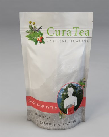 All Natural Herbal Tea - Improve your digestion and metabolism - Help digest food more quickly â€“Black Elderberry and Peppermint Leaves (Gastrophytum - 20 bags)