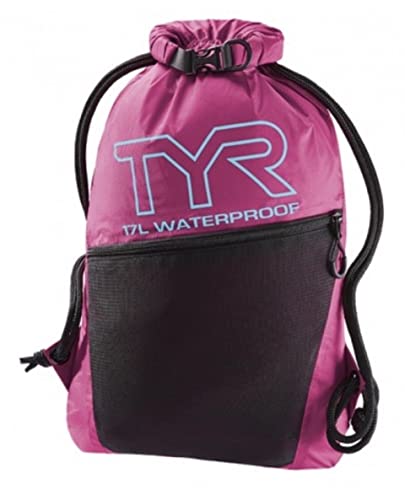 TYR Alliance Waterproof Unisex Sports Bag, Pink (Pink) - LWETDRYD 670