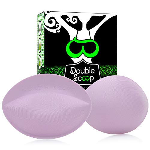 Push Up Bra Pads Insert Breast Enhancer Cups in Sexy Colors + Free Double Sided Tape (A/B Cup, Cotton Candy (Pink))