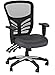 Modway Articulate Mesh Office Chair with Fully Adjustable Vegan Leather Seat In Black