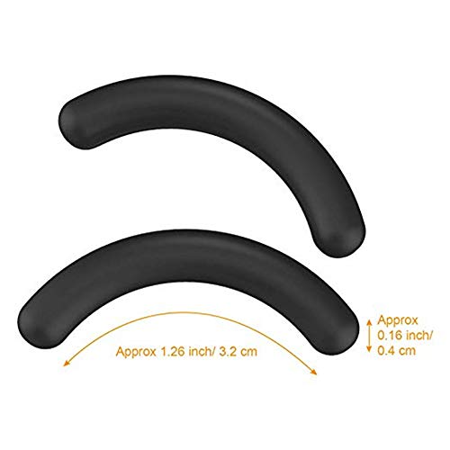 PPX 30 Pieces Curler Refills Eyelash Curler Refill Pads Silicone Rubber Curler Replacement Refills Pads for Universal Eyelash Curler with a Clear Storage Box - Thumbnail 2