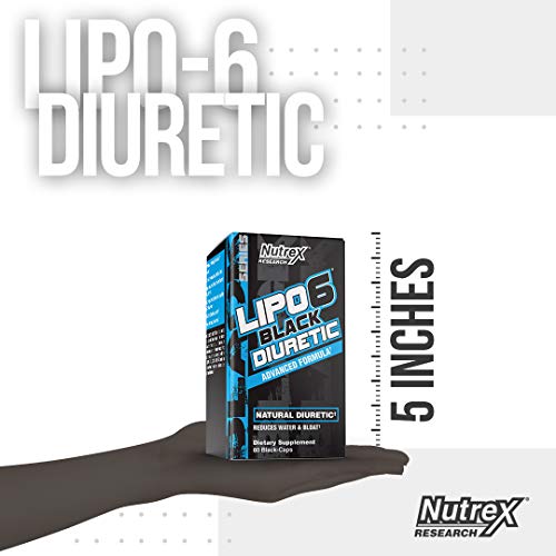Nutrex Research Lipo6 Diuretic Advanced Natural Diuretic Pills for Rapid Water Loss and