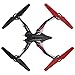 Dromida Ominus Unmanned Aerial Vehicle (UAV) Quadcopter Ready-to-Fly (RTF) Drone with Radio System, Batteries and USB Charger (Red)