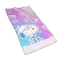 AEPWQDQW Microfiber Bath Towel Snoopy Soft Hand Towels, Pool Towels and Gym Towels