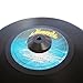 45 RPM Adapter - Aluminum - 7 inch Vinyl Record Dome 45 Adapter (Black Anodized)
