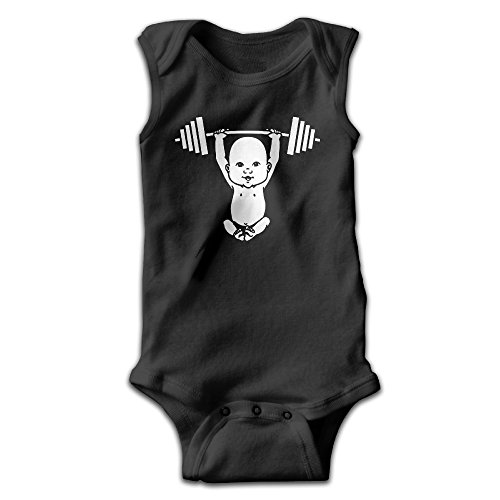 Cute Baby Lifter Baby Boys' Sleeveless Romper Bodysuit Jumpsuit Baby Clothes Outfits Black