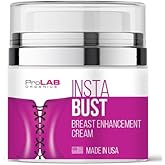 ProLab Organics InstaBust Breast Enhancement Cream – Bust Firming & Lifting Formula for Fuller, Rounder, Bigger Breasts – Volume Boosting Topical – Made in USA