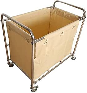 LXD Carretilla, Carro Clasificador de Ropa con Ruedas para Trabajo