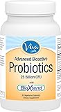 Viva Labs ADVANCED Probiotics, 60 Caps, 25 Billion CFU, BioXtend Technology for Targeted Release and Increased Absorption