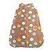 Gunapod Sleep Sack Girl Fleece Wearable Blanket Baby Sleeping Bag 18-24 Months, Grey/Multi Dots