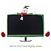 MOSTOP Computer Decoration Cover Christmas Computer Decoration Case Three Dimensional Cartoon Computer Monitor Border Cover (Snowman)thumb 1