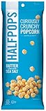 Halfpops Popcorn, Butter and Pure Ocean Sea Salt, 1.4 Ounce (Pack of 15)