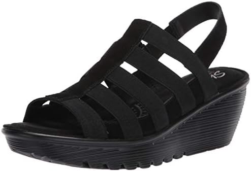 Skechers Women's Multi Strap Sandal Wedge, Black/Black, 9 B (M) price in  UAE | Amazon UAE | kanbkam