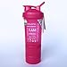 GOMOYO “I Am” Word Mesh on BlenderBottle Brand ProStak Shaker Cup, 22-oz. Protein Shaker Bottle with BlenderBall Whisk and 2 Twist n’ Lock Attachable containerss (Pink)