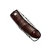 KUBEY Damascus Steel Folding Pocket Knife,Rosewood Handle,About 2 Inch Blade