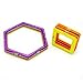 Magical Magnet Building Learning Toy Set for Kids-Magnetic Shapes Children and Involved Parents to Enhance Creative Thinking Spatial Logic Color Shapes Training Critical Thinking-52pc