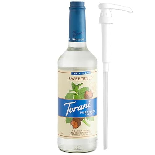 Torani Puremade Zero Sugar Syrup Sweetener. Natural Flavors, for