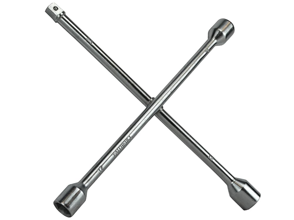 Faithfull AUWB4WC 4-Way Wheel Brace Chrome Plated 14in