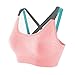 HeartFor Racerback Sports Bras for Women - Padded High Impact Workout,Pack of 2