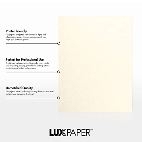 8 1/2 x 11 Paper - Champagne Metallic (50 Qty) | Perfect for Holiday crafting, invitations, scrapboo - //coolthings.us