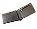 New Vintage Brown Leather Wallet With Chain Mens Bifold /Many Card Holder