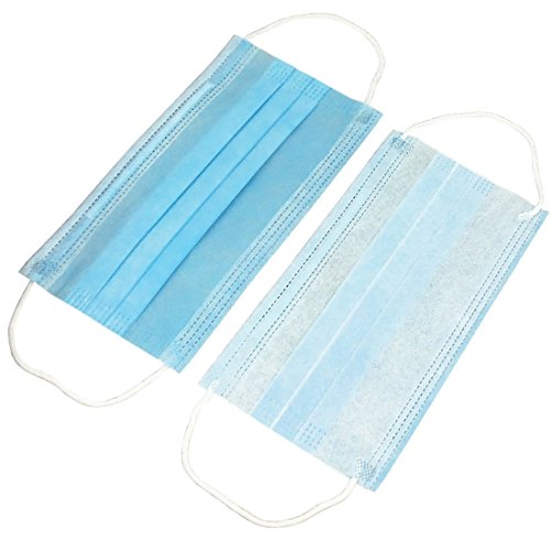 Maryger Disposable Procedure Surgical Face Mask 50 Counts (Blue)