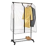 Tatkraft Smart Cover Cubierta Funda Protectora para Perchero Ropa con Cremallera Transparente 50-60X90X120cm