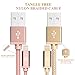 LAX iPhone Charger Lightning Cable - MFi Certified Durable Braided Apple Lightning USB Cord for iPhone 11/11 Pro Max/XS Max/X/iPad, iPod & More 2 Pack