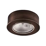 WAC Lighting HR-88-CB Low Voltage Round Halogen Button, 12V 20W