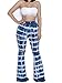 Maelove Women Sexy 2PCS Bandeau Bra Top High Waist Flared trousers Long Pants Outfits