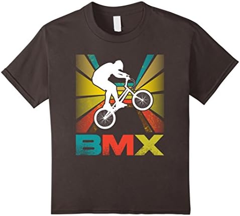 Kids BMX Shirt Vintage Style American Retro Shirt USA BMX Rider 12 Asphalt