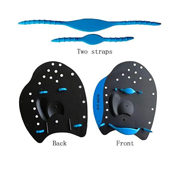 Swim Paddles Swimming Power Paddles for Training Aid with Adjustable