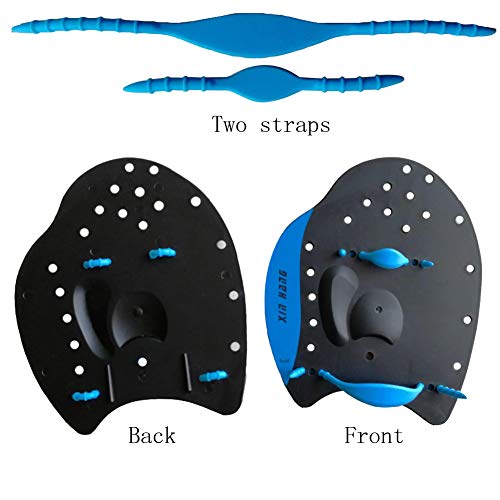 Swim Paddles Swimming Power Paddles for Training Aid with Adjustable