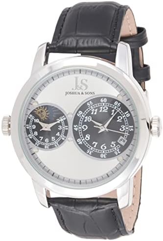 Joshua Sons Men Analogue Display Quartz Watch With Leather Band