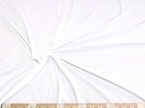 Discount Fabric Light Weight Swimwear Lining 4 way stretch White LY786