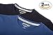 Pure Pima Designer Shirts for Men - Ultra Soft Pima Cotton T Shirt - Crew 2-Pack