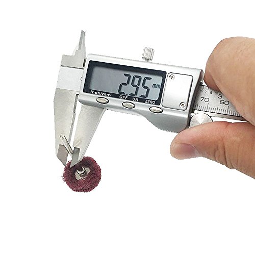 NIUPIKA 30 Pcs 3mm Abrasive Buffs Polishing Buffing Wheel for Dremel Rotary Tool Grinding Accessories - Thumbnail 4