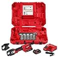 Milwaukee M18 18-Volt Lithium-Ion Cordless Force Logic 600 MCM Crimper Kit with 750 MCM Expanded Jaw