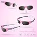 SEEKWAY Polarized Kids Sunglasses For Boys Girls Child Rubber Flexible frame Age 3+ SRK816(Pink,Black Polarized Lens)