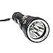 TurnRaise Scuba Diving Light, Diving Flashlight - 1200 Lumen XM-L2 100M Waterproof Underwater Torch, Bright LED Submarine Safety Light for Underwater Activities and Outdoor Activities(Without Battery)