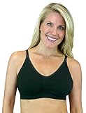 Bamboobies Super-Soft Seamless Nursing Bra with Clasps for Ease of Nursing