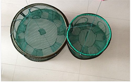 EASY BIG Fishing Nets Foldable Hand Casting Cage for Fishes Shrimps Crabs
