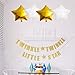 Twinkle Star Theme Party Decorations Kit-Glitter Letter Banner Dessert Table Confettie Cake Toppers Star Balloons for Kids Birthday New Year and Christmas Festa Party