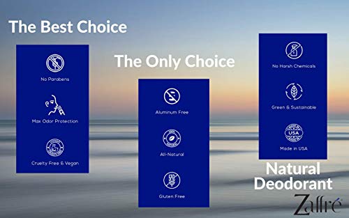 Natural Aluminum-Free Deodorant for Women and Men, Clean Cruelty-Free Beauty by Zaffre | Vegan Underarm Deoderant… - Image 3